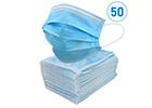 GB/T 32610-2016 Certified 3 Ply Disposable Face Mask (50 Pack)